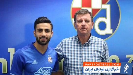 گل سازی صادق محرمی در جشن قهرمانی دینامو زاگرب در لیگ کرواسی