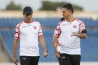 گل محمدی و مطهری در ساختمان باشگاه پرسپولیس