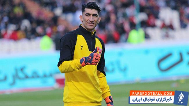 علیرضا بیرانوند ؛ بازی با پای علیرضا بیرانوند در تمرین پرسپولیس