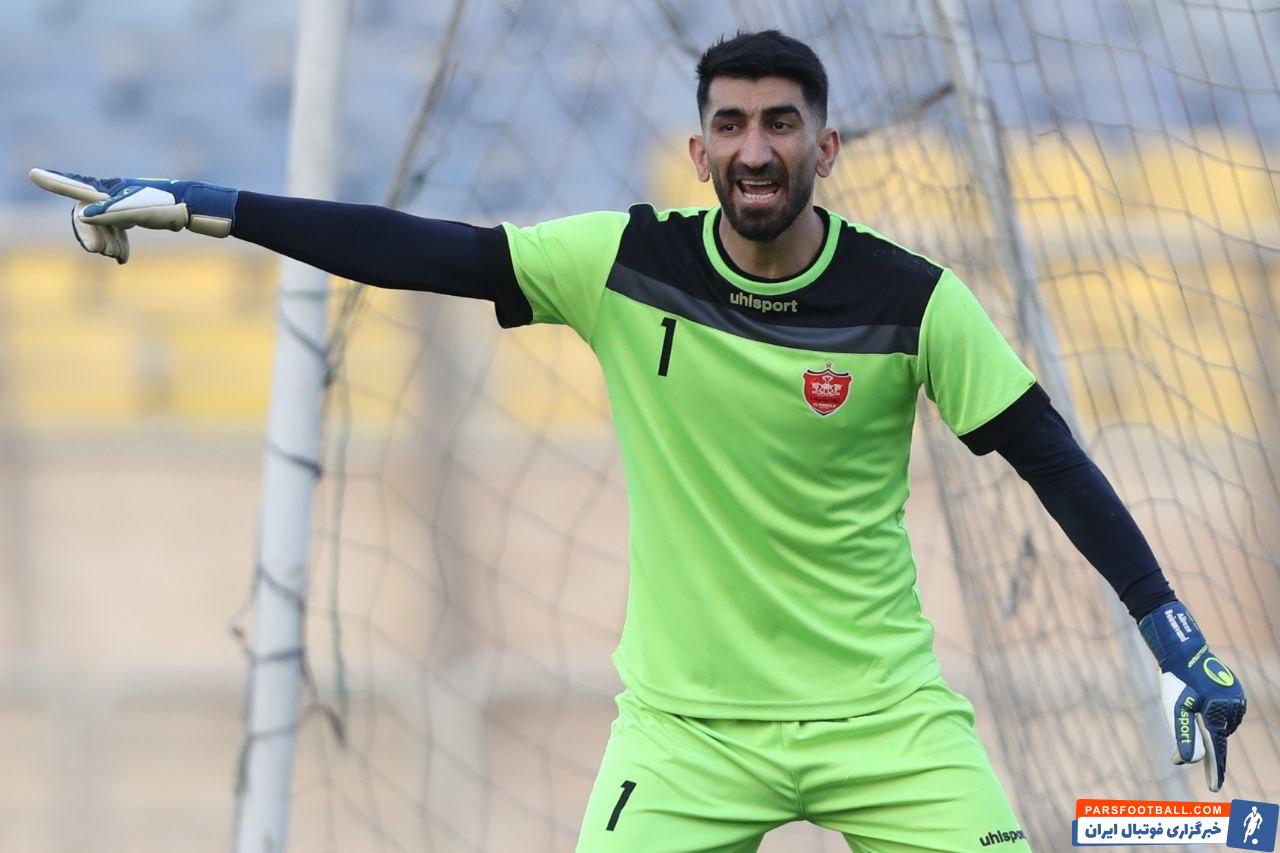 پرسپولیس ؛ بیرانوند کاپیتان پرسپولیس در دیدار دوستانه برابر نساجی