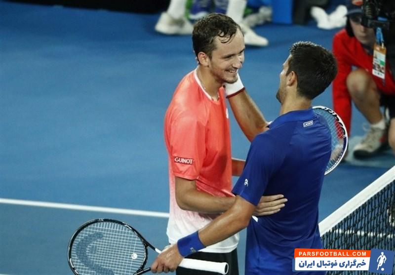 دنیل مدودف و نواک جوکوویچ