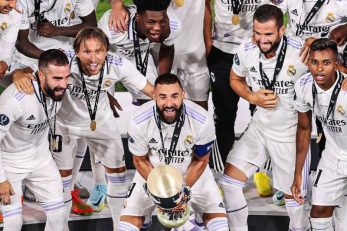 اولین قهرمانی بنزما با رئال مادرید با بازوبند کاپیتانی