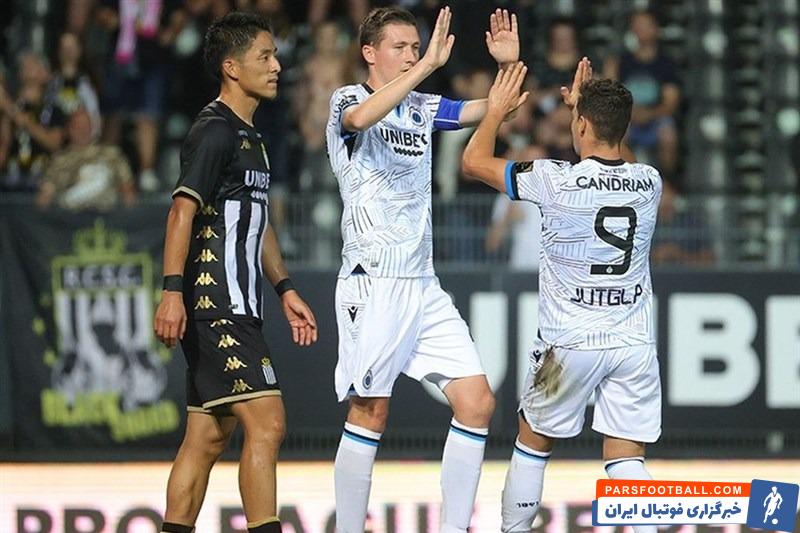 شارلوا در حضور ستاره ایرانی موفق به برد مقابل حریف خود نشد