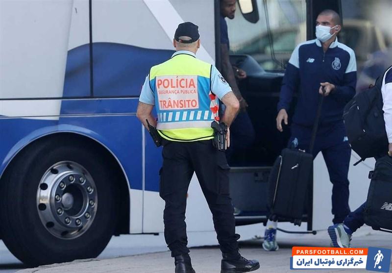 پورتو ؛ تیم مهدی طارمی با اسکورت پلیس به لیسبون رفت