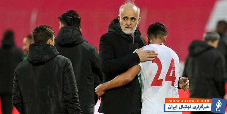 هدیه جالب نبی سرپرست تیم ملی ایران به مدیر سنگال