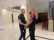 دیدار اتفاقی کارلوس کی روش و اشکان دژاگه کاپیتان پیشین تیم ملی در هتل المپیک