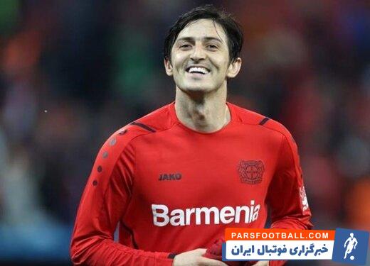 بایرلورکوزن برای سردار آزمون در اردوی تیم ملی آرزوی موفقیت کرد