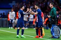 تعویض لیونل مسی در دیدار پاری سن ژرمن و یوونتوس