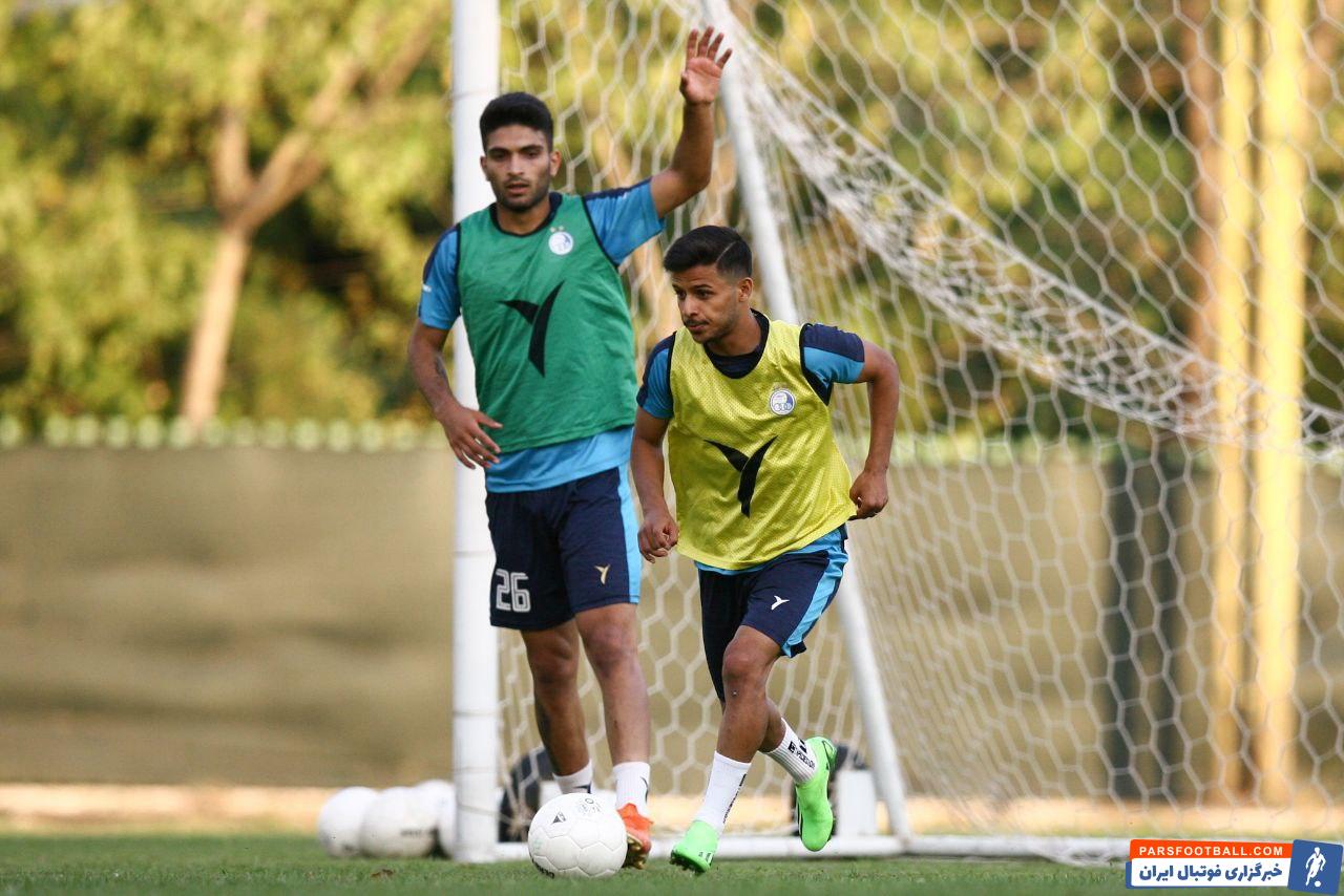 تمرین استقلال در حضور مهدی قایدی و محمد محبی