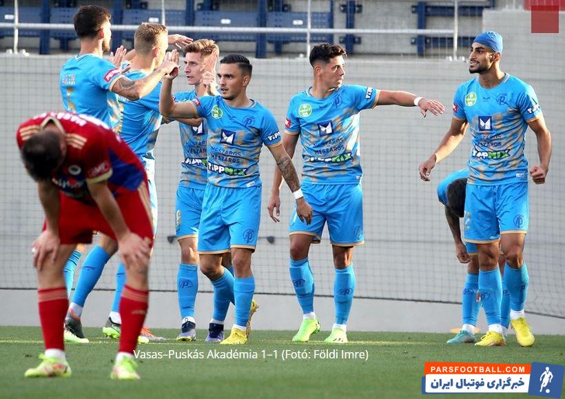 گل تماشایی شهاب زاهدی در لیگ مجارستان برای پوشکاش