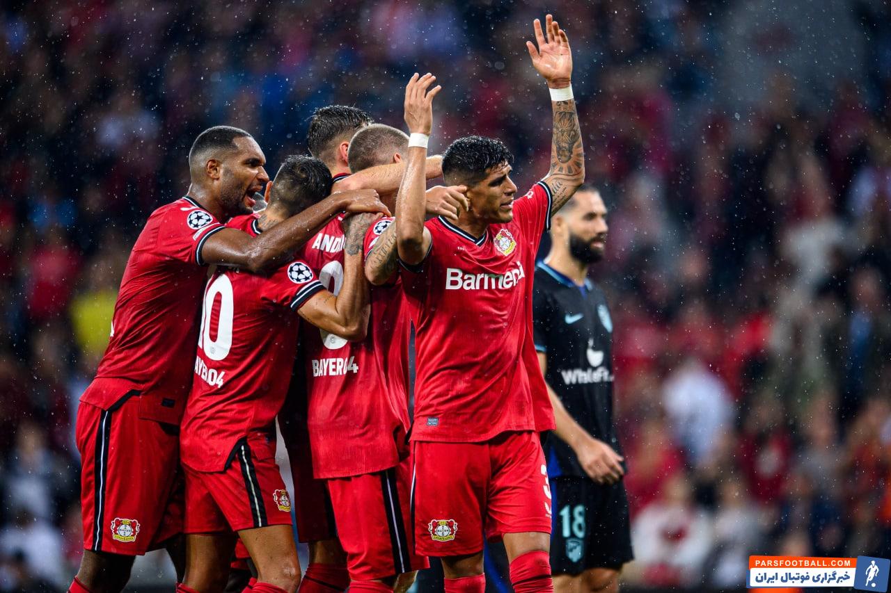 حضور کوتاه مدت سردار آزمون در جریان پیروزی ارزشمند بایرلورکوزن برابر اتلتیکو مادرید