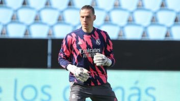 کار دشوار آندری لونین درون دروازه رئال مادرید در دیدار امشب برابر ختافه