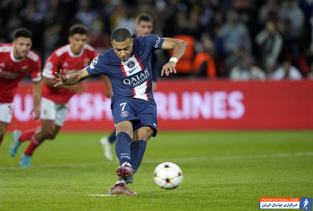 تساوی پاری سن ژرمن و بنفیکا با گل های امباپه و ماریو