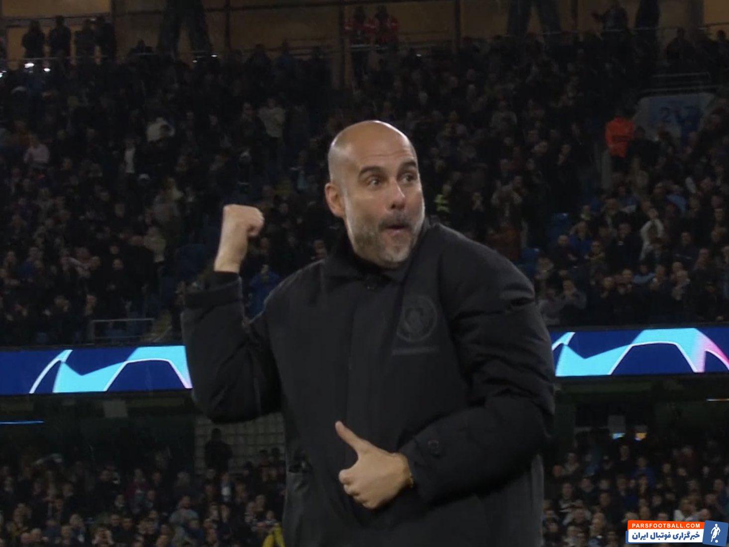 هیجان زدگی پپ گواردیولا از دبل ارلینگ هالند در دیدار با کپنهاگن