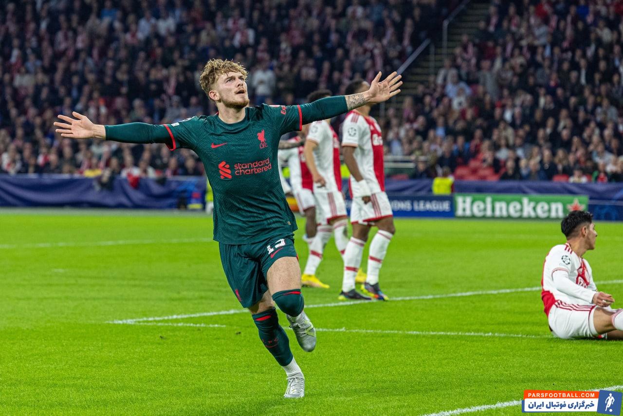 هاروی الیوت جوان ترین گلزن لیورپول در 2 دیدار متوالی لیگ قهرمانان اروپا