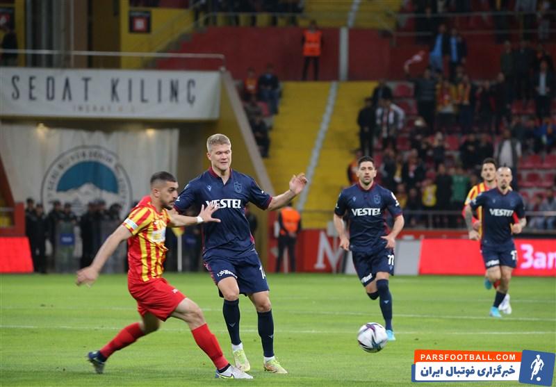 گلزنی مجید حسینی در شب شکست کایسری اسپور مقابل کونیا اسپور در سوپرلیگ ترکیه