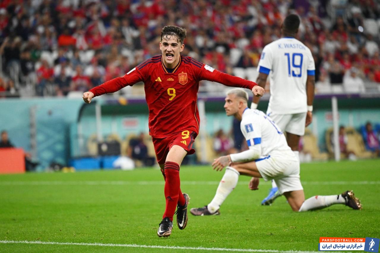 گاوی جوان ترین گلزن تاریخ جام جهانی بعد از پله