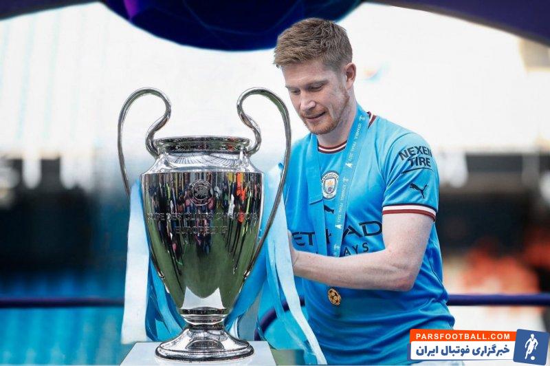 منچسترسیتی ؛ دی‌بروینه : می‌خواهم لیگ قهرمانان اروپا و سه گانه را ببرم