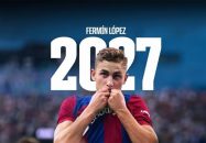 بارسلونا ؛ تمدید قرارداد فرمین لوپس تا سال 2027 با بارسلونا