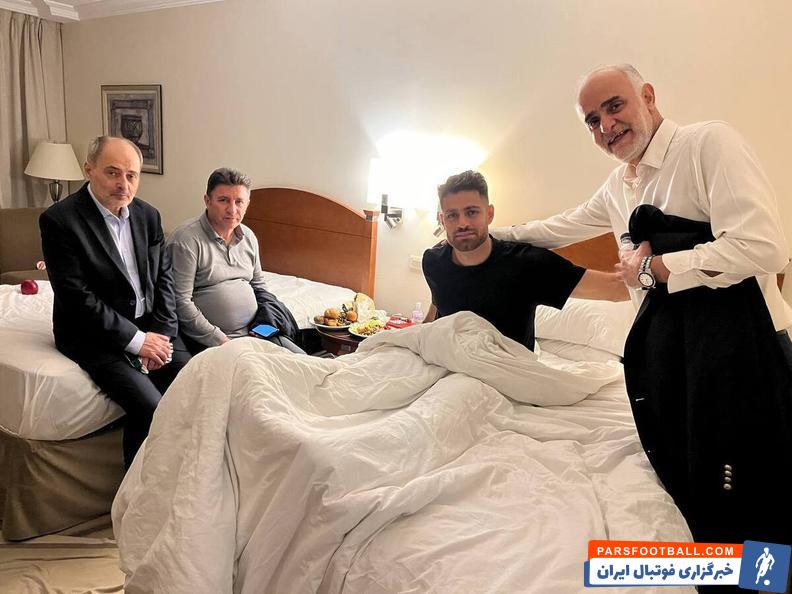 مرتضی پورعلی‌ گنجی در دیدار مقابل قطر با مصدومیت شدیدی رو به رو شد