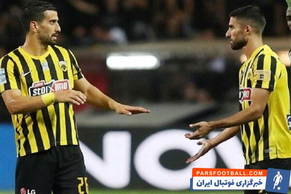 آاک آتن در حضور ستاره ایرانی خود مقابل حریفش به برتری رسید