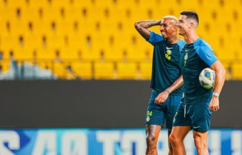 رونالدو با انگیزه در تمرینات النصر