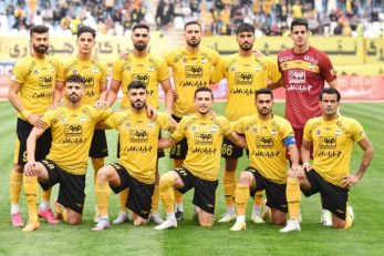 فرشاد احمدزاده بهترین بازیکن دیدار سپاهان و آلمالیق شد