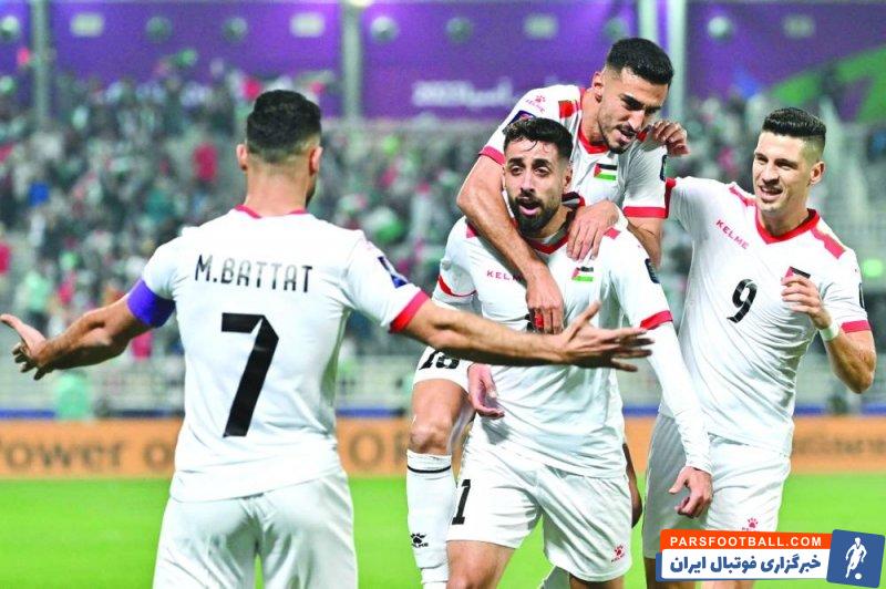 فلسطین ؛ مصعب البطاط مدافع راست فلسطین امید هواداران برای غلبه بر قطر