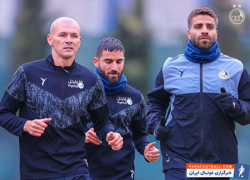 استقلال ؛ رافائل سیلوا و گوستاوو بلانکو با انگیزه بالا در تمرین استقلال