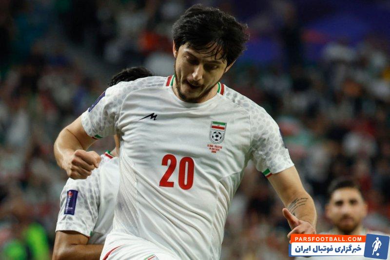 آزمون ؛ خوش شانسی آزمون برای فرار از مصدومیت روی تکل خشن بازیکن فلسطین