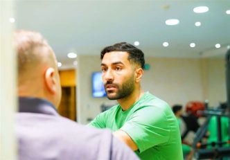 تیم ملی ؛ تمرین در سالن بازیکنان تیم ملی در ترکمنستان