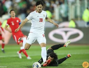 آزمون ؛ سردار آزمون در اردوی تیم ملی در عشق آباد