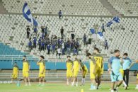 استقلال خوزستان ؛ جشن تولد محمود مطلق‌زاده بازیکن استقلال خوزستان در تمرین