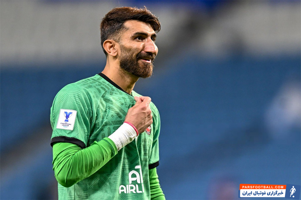 علیرضا بیرانوند گلر تراکتور : عاشق مردم ایرانم. هر چی که بودم و هستم از لطف شماست