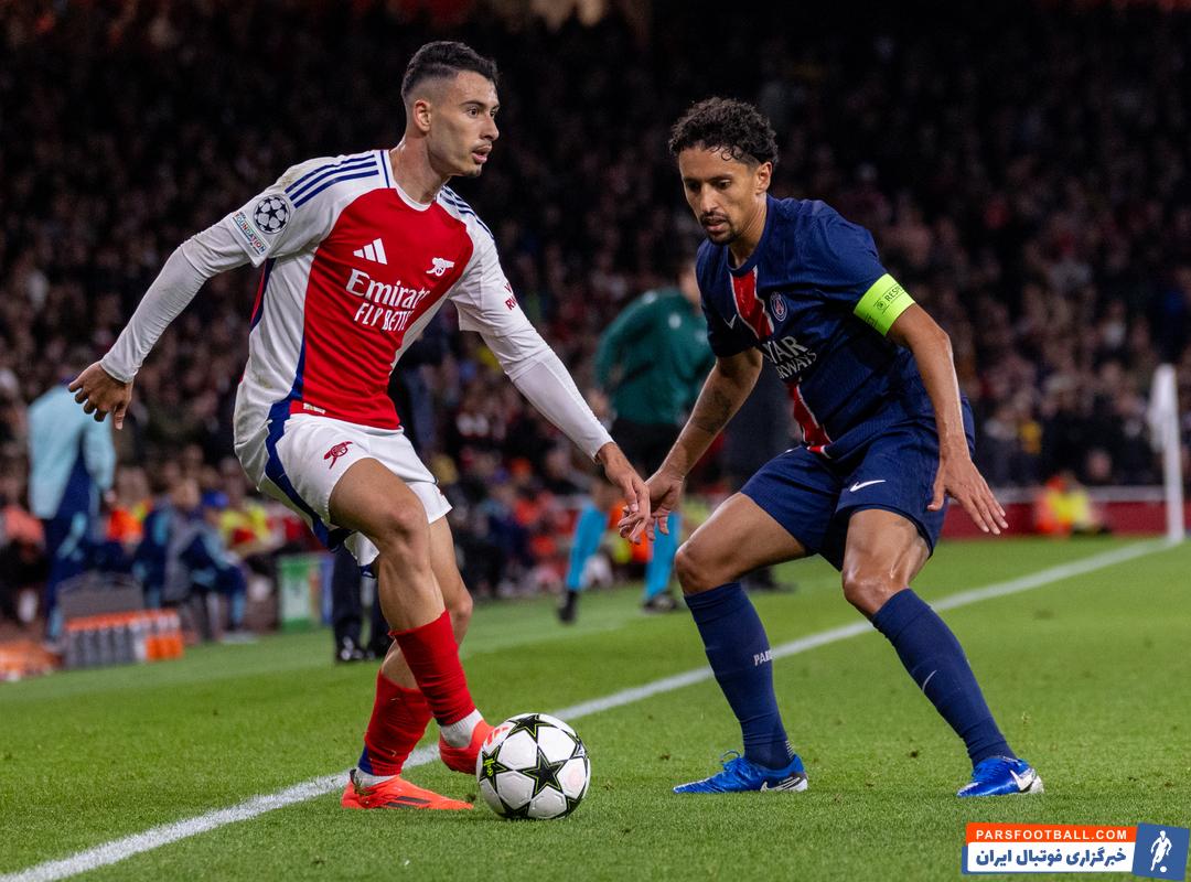 ترکیب منتخب از دو تیم رقیب در نیمه نهایی لیگ قهرمانان اروپا آرسنال-پاری سن ژرمن