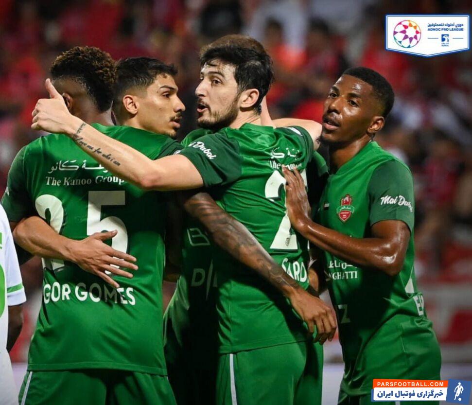 شباب الاهلی در حضور سردار آزمون مقابل دبالحصن به برتری رسید