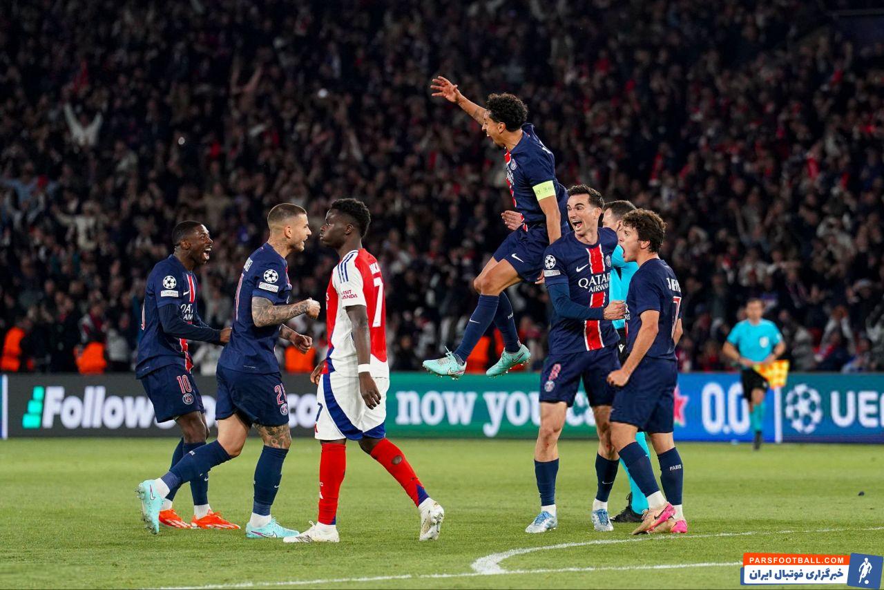 حضور پاری سن ژرمن در فینال لیگ قهرمانان با برد برابر لیورپول، استون ویلا و آرسنال