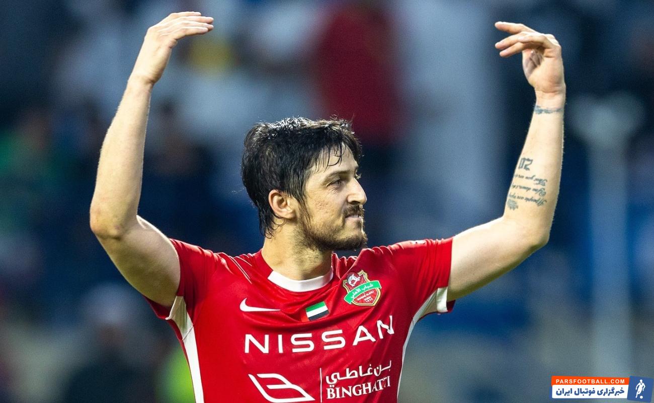 سردار آزمون با علی دایی اسطوره فوتبال ایران در امارات دیدار کرد