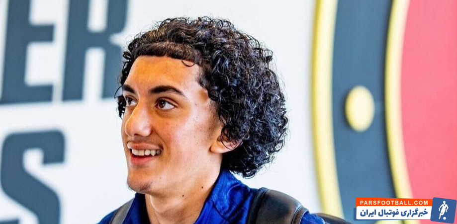 آرمان نهانی ستاره جوان ایرانی با تیم بزرگسالان فاینورد تمرین می کند