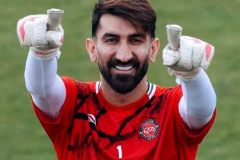 کلیپ گیج شدن علیرضا بیرانوند در چالش بله و خیر معکوس در برنامه شب آهنگی