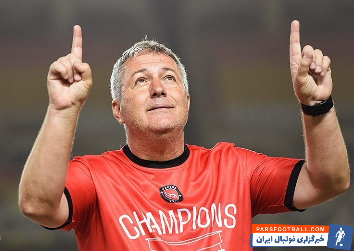 دراگان اسکوچیچ سرمربی تراکتور : مستحق قهرمانی سوپرجام بودیم