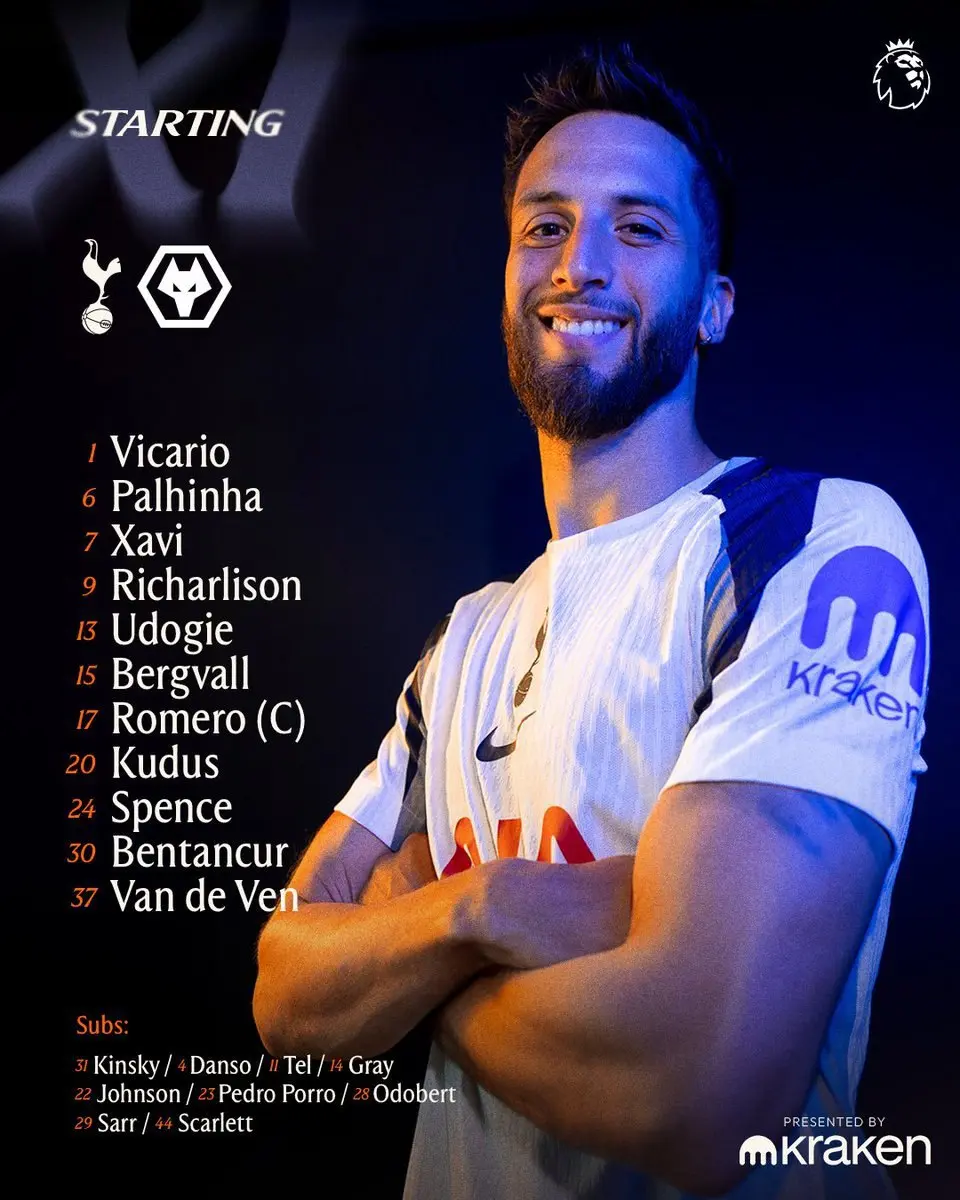 1-140 ترکیب تاتنهام مقابل ولورهمپتون