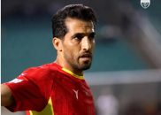 پوستر باشگاه فولاد خوزستان برای دیدار با پرسپولیس با تصویری از وحید امیری