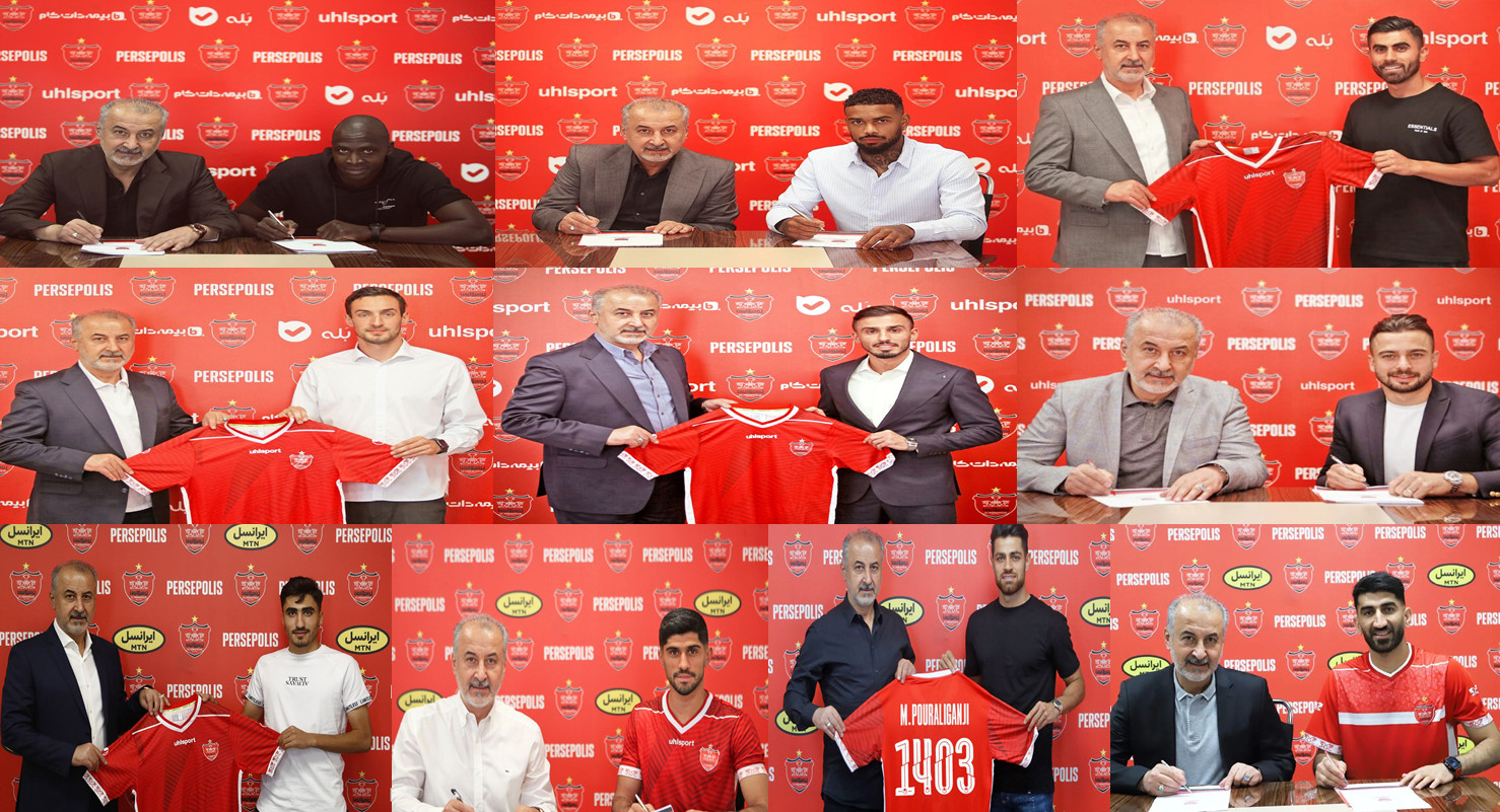 خریدهای پرسپولیس در نقل و انتقالات تابستانی 02-1401