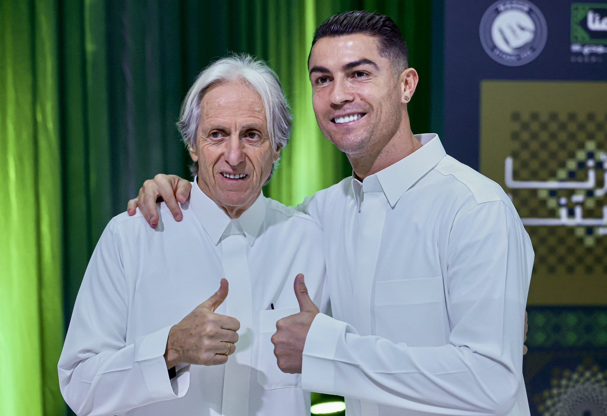 رونالدو و ژسوس در روز ملی عربستان