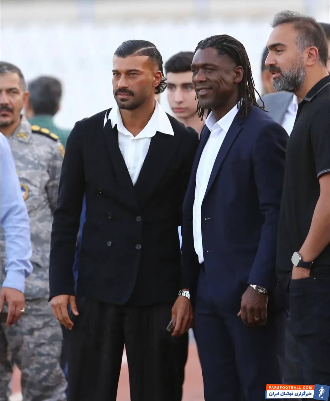 رامین رضاییان دیروز بازی استقلال و پیکان را از نزدیک تماشا کرد