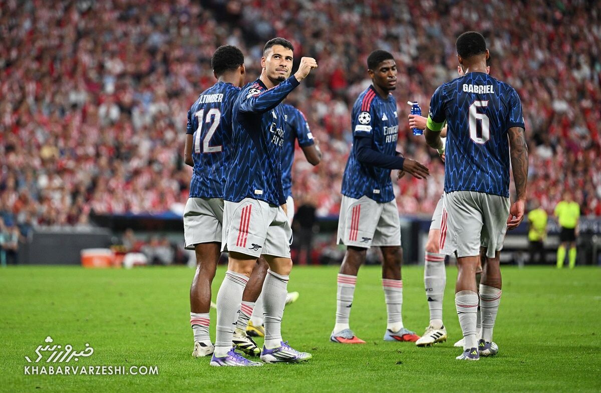 404300 خط و نشان توپچیها در لیگ قهرمانان/ پیروزی ارزشمند آرسنال در خانه بیلبائو