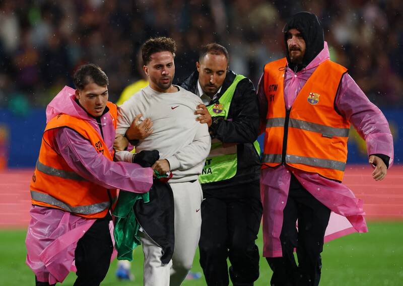 بازی بارسا صحنه حمایت از مردم فلسطین شد +عکس