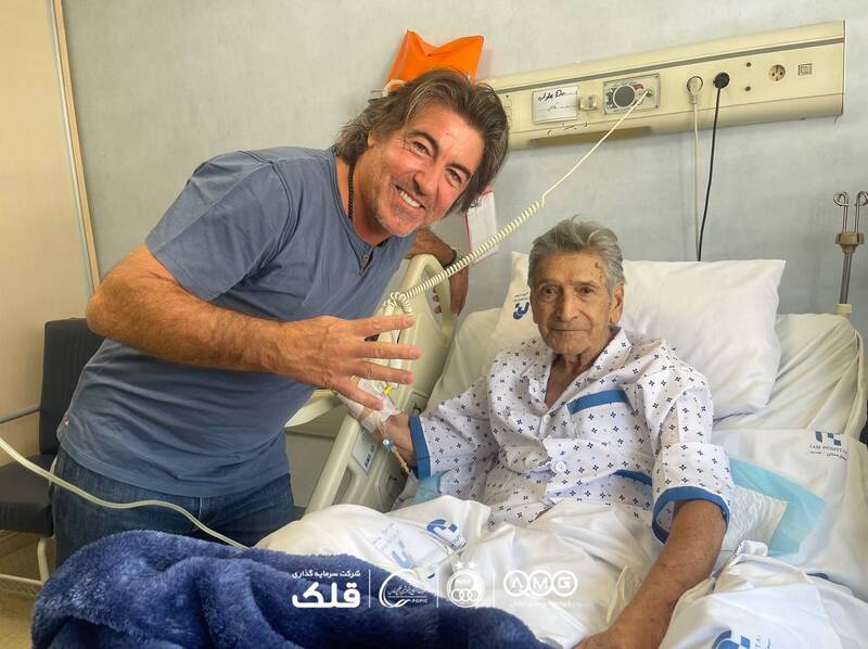 4508377-1 عیادت ساپینتو از پیشکسوت استقلال +عکس