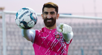 علیرضا بیرانوند ستاره تراکتور : با آرزوی موفقیت برای همبازیان عزیزم در بازی امروز